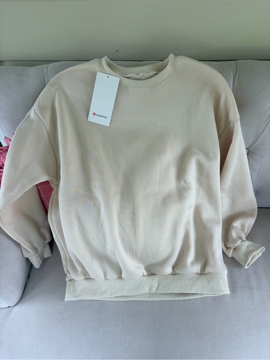 lululemon athletica Sweaters - lululemon athletica Light Cream yellow Crewneck Pullover